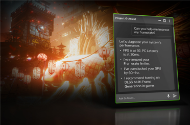 NVIDIA正式发布G-Assist AI游戏助手：显存小于12GB勿入