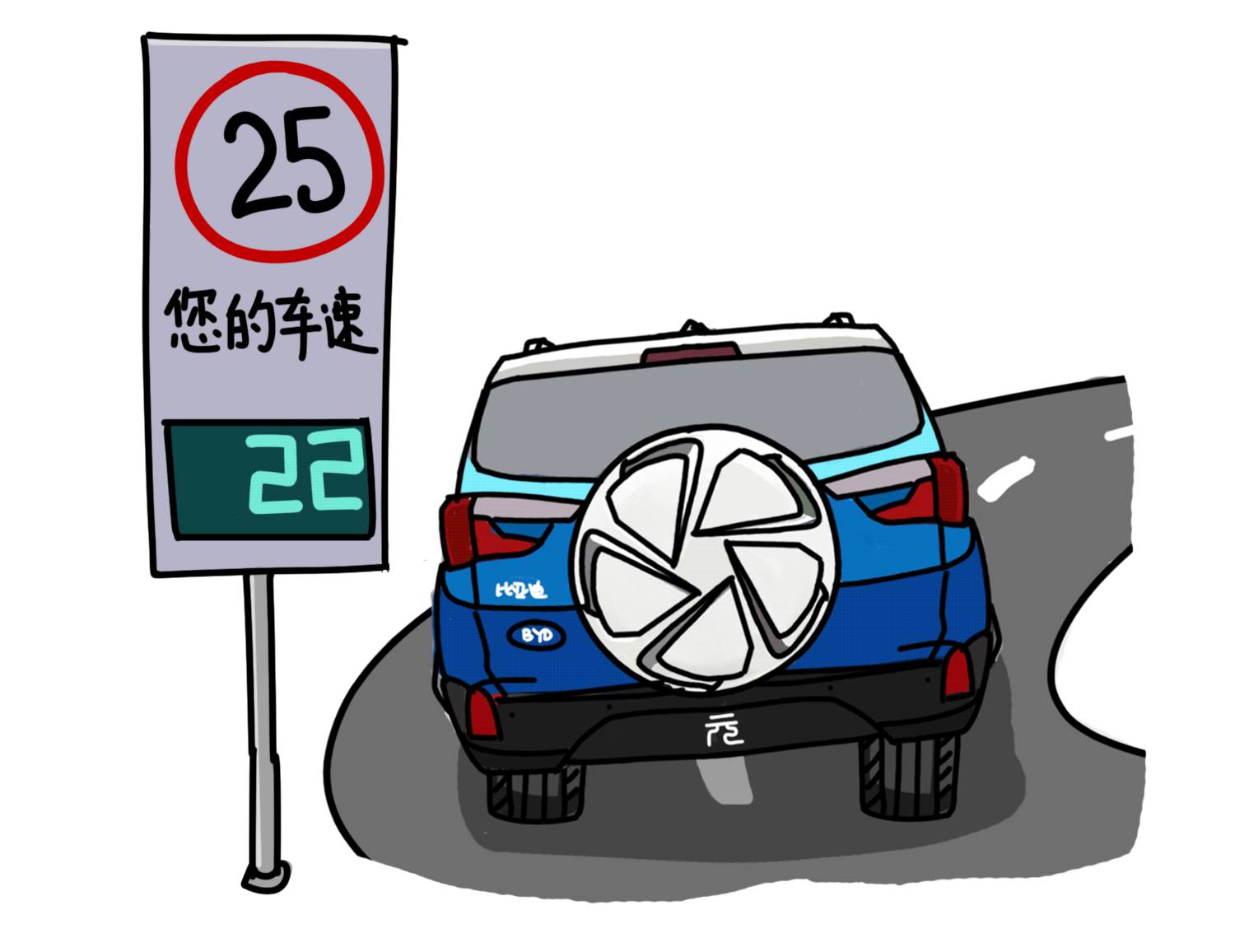 限速40跑了51怎么处罚?