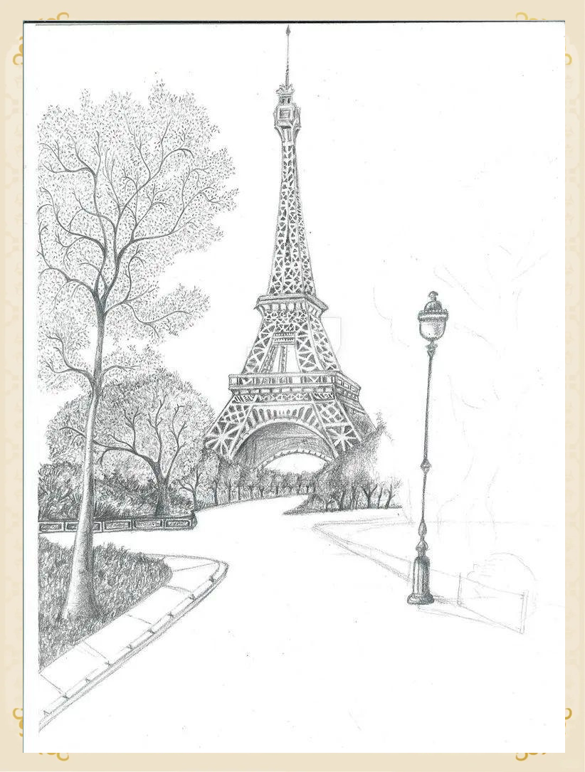 欣赏画师笔下的埃菲尔铁塔:独特魅力与多样艺术,令人拍案叫绝!