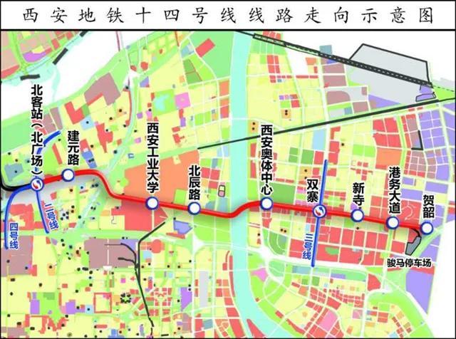 为何说西安地铁14号线是最特殊的一条线路呢?