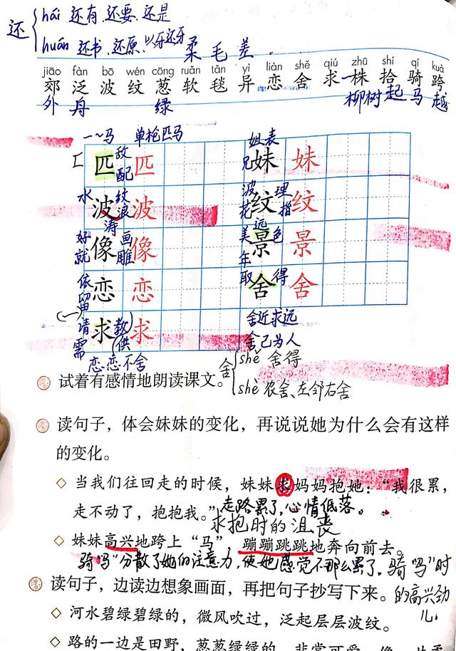 一匹出色的马课堂实录图片