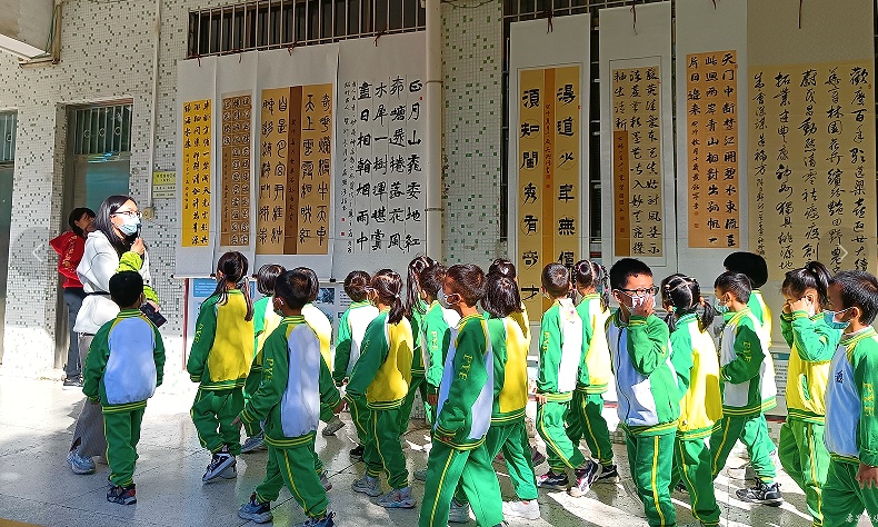 千名学生千幅作品 番禺区大石小学举办首届书画展活动