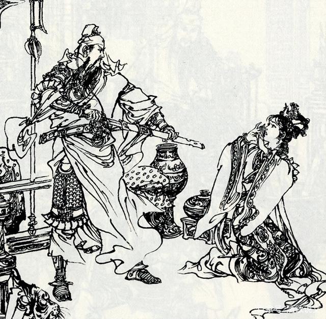 关羽月下斩貂蝉(民间传说)