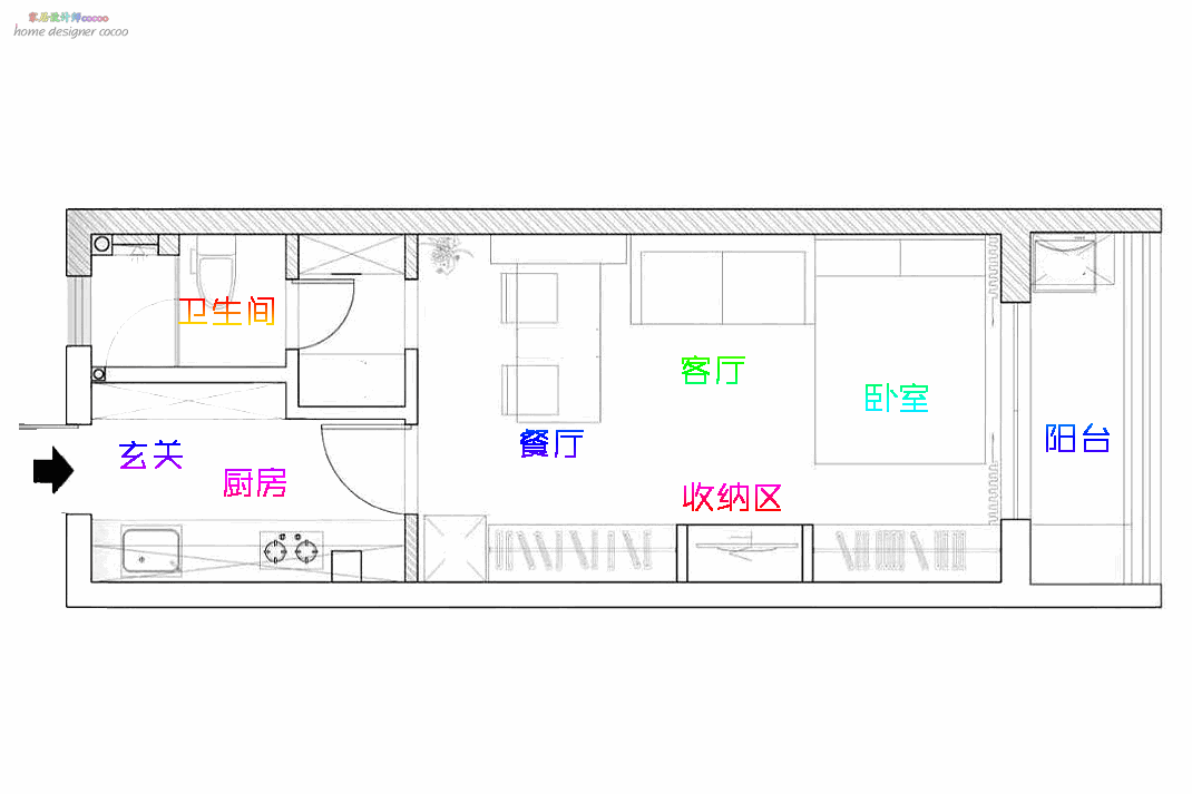 小户型收纳空间少,学她家"心狠手辣"式装修,榨干每一寸空间