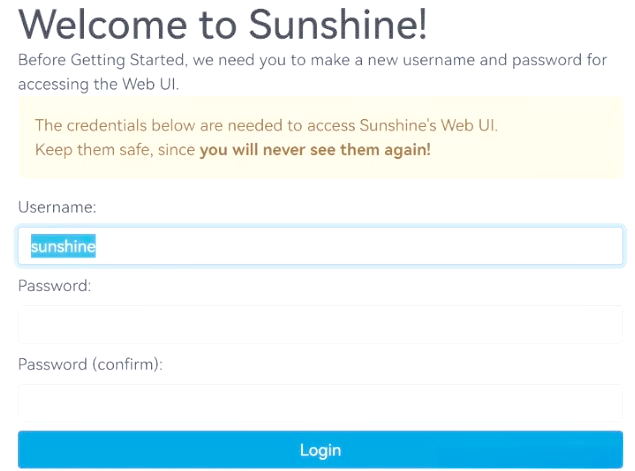 Sunshine+moonlight局域网串流游戏教程