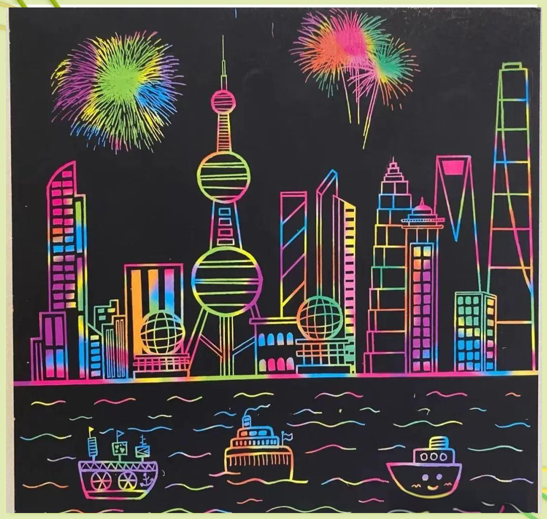 刮画:用竹棒在纸上创作全新艺术