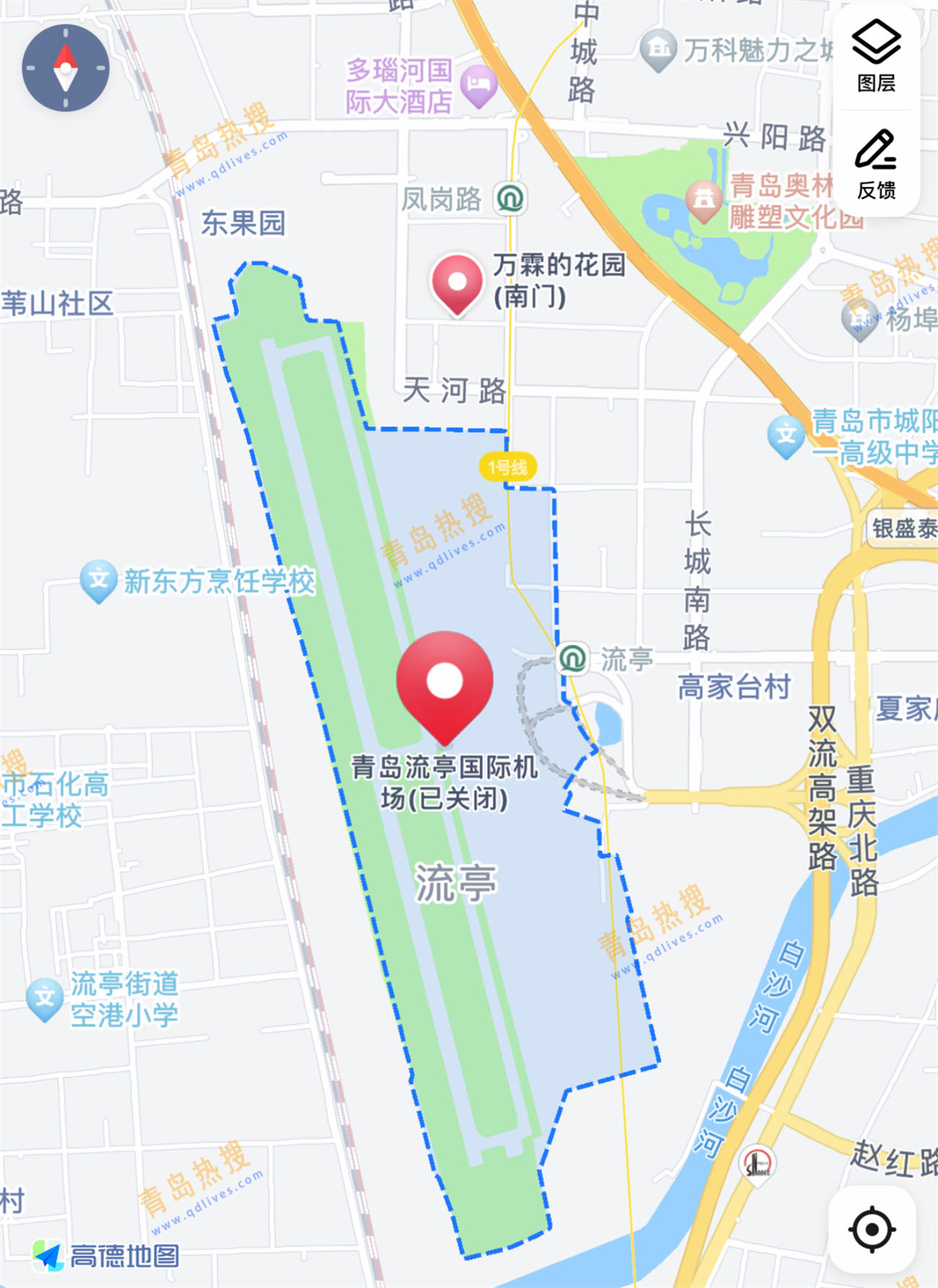 青岛流亭机场室内地图图片