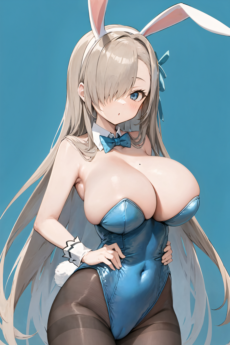 pixiv精选1期 人气二次元美图 碧蓝档案 泳装 兔女郎 体操服 ai