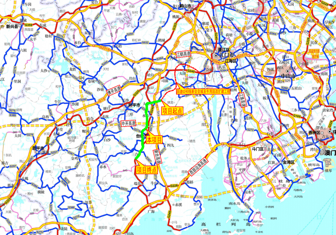g240国道线路图广东图片