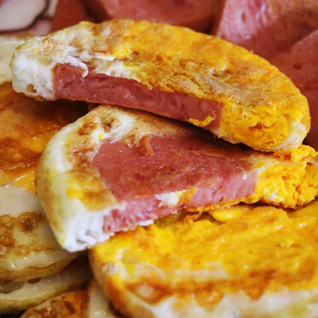 火腿鸡蛋,简单又好吃的早餐