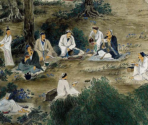 古代文人墨客诗酒唱酬流觞曲水,水虽浅,学问却很深!