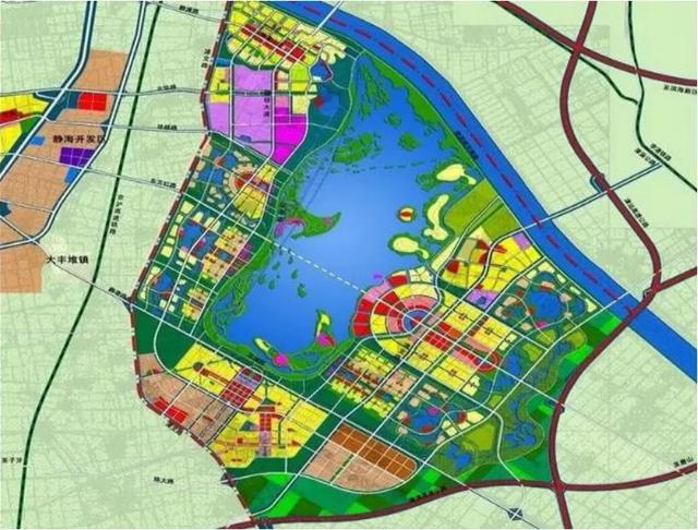 团泊新城规划图图片