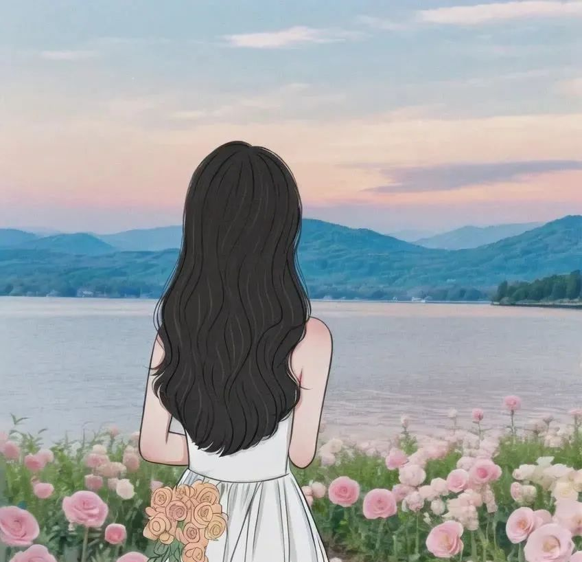 夕阳下的女生背影头像,成为无数人的心仪之选