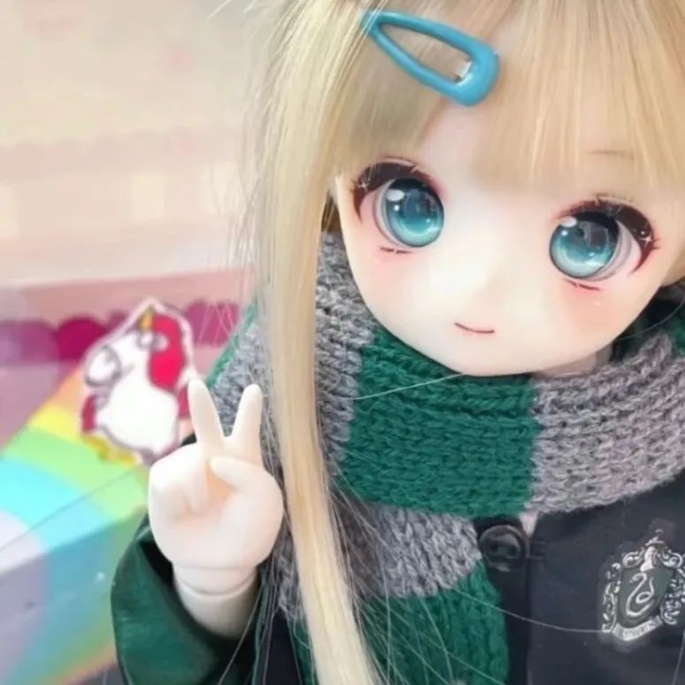 可爱bjd娃娃女头