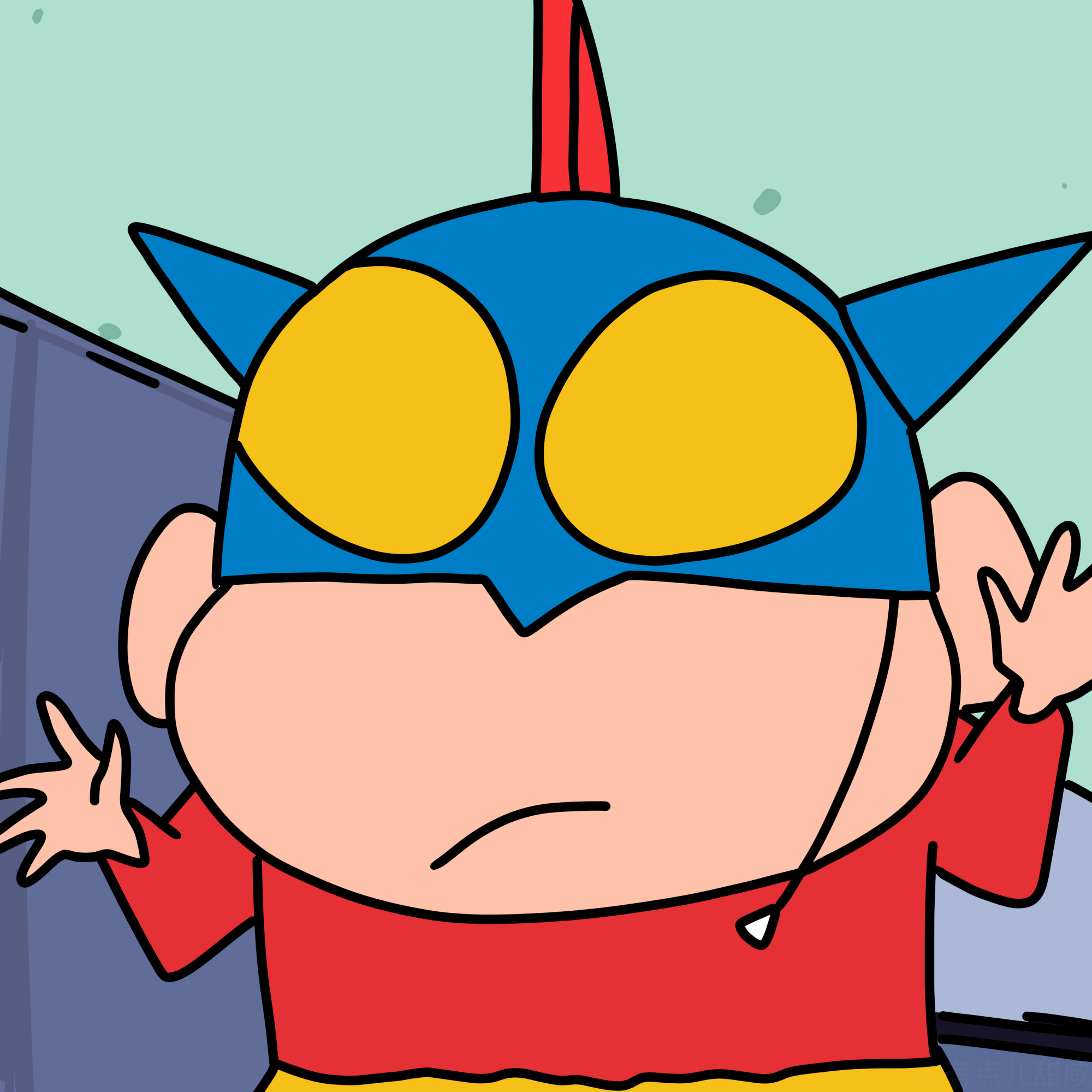 蜡笔小新头像来啦!无水印