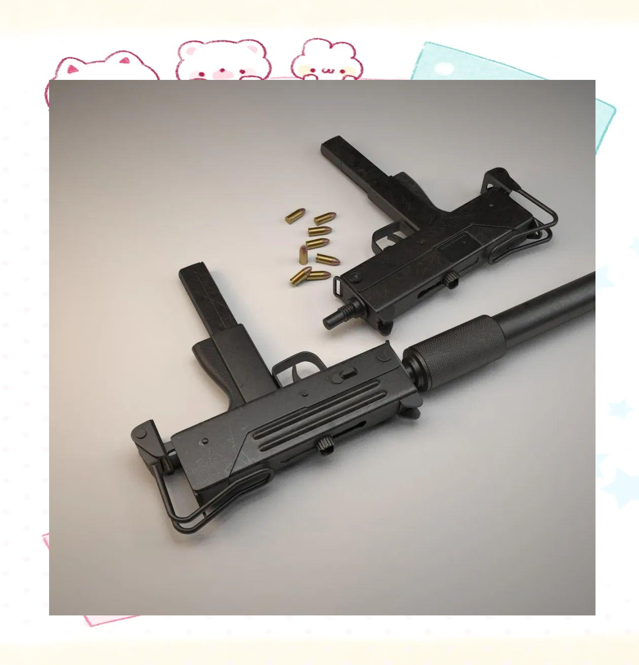 mac-10冲锋枪:从军用到电影明星的转变