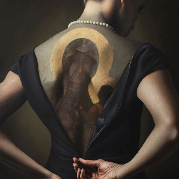 用身体当画布世界名画纹身上画美人更美