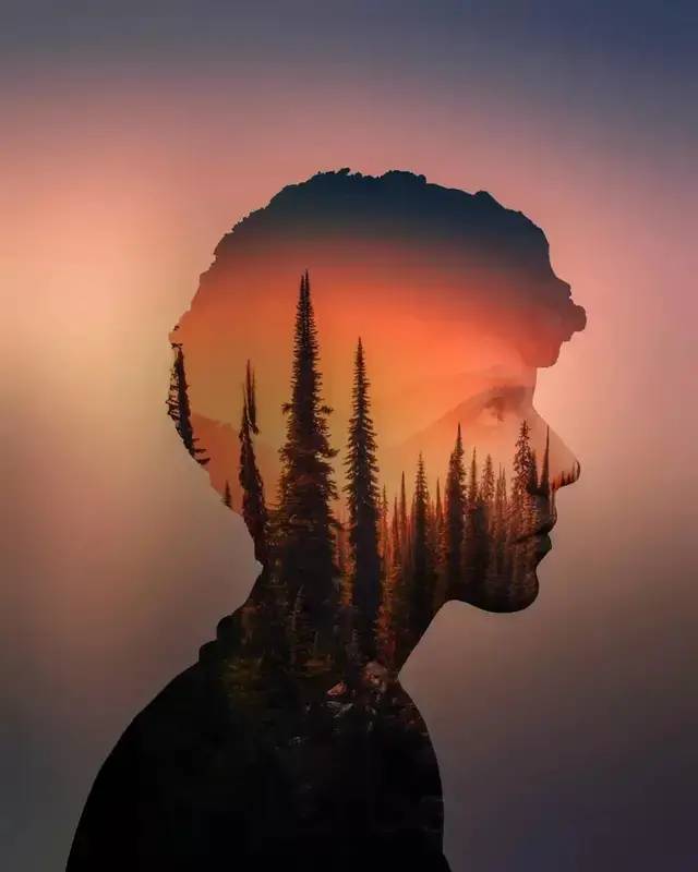 牛人设计的多重曝光作品太美了,我被惊艳到了!