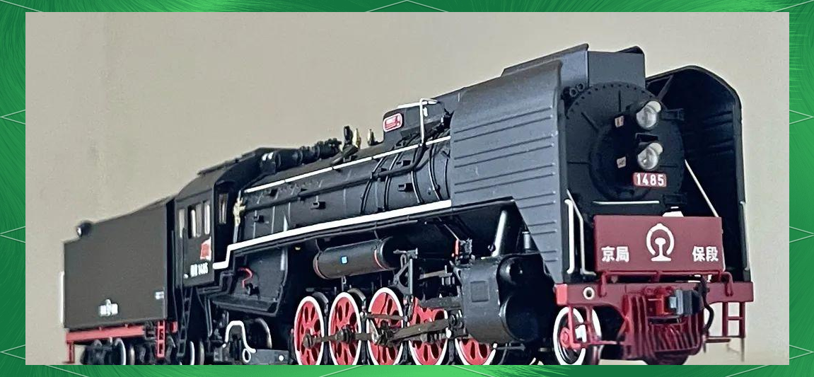 前进型蒸汽机车模型外观细节全方位赏析