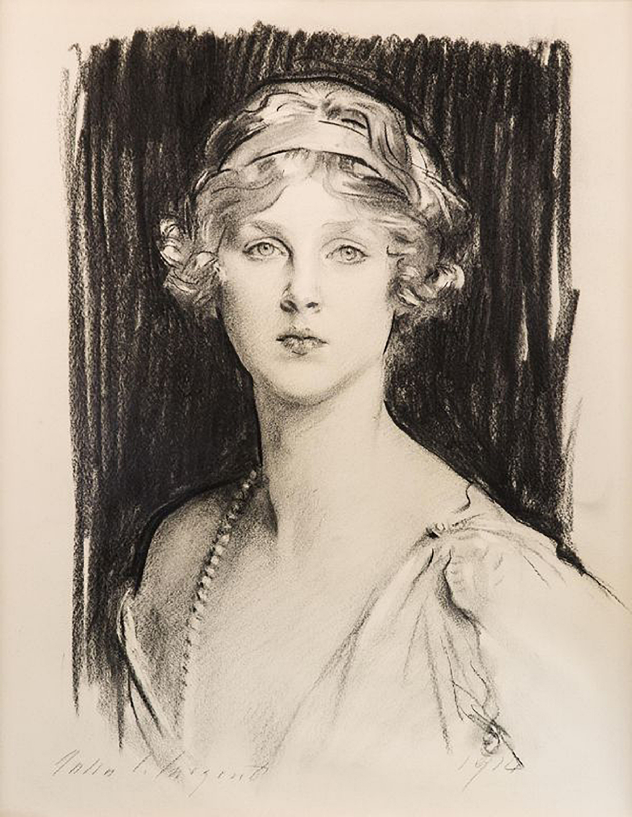 品读萨金特的精彩木炭素描,不要误入肖像画的媚俗陷阱