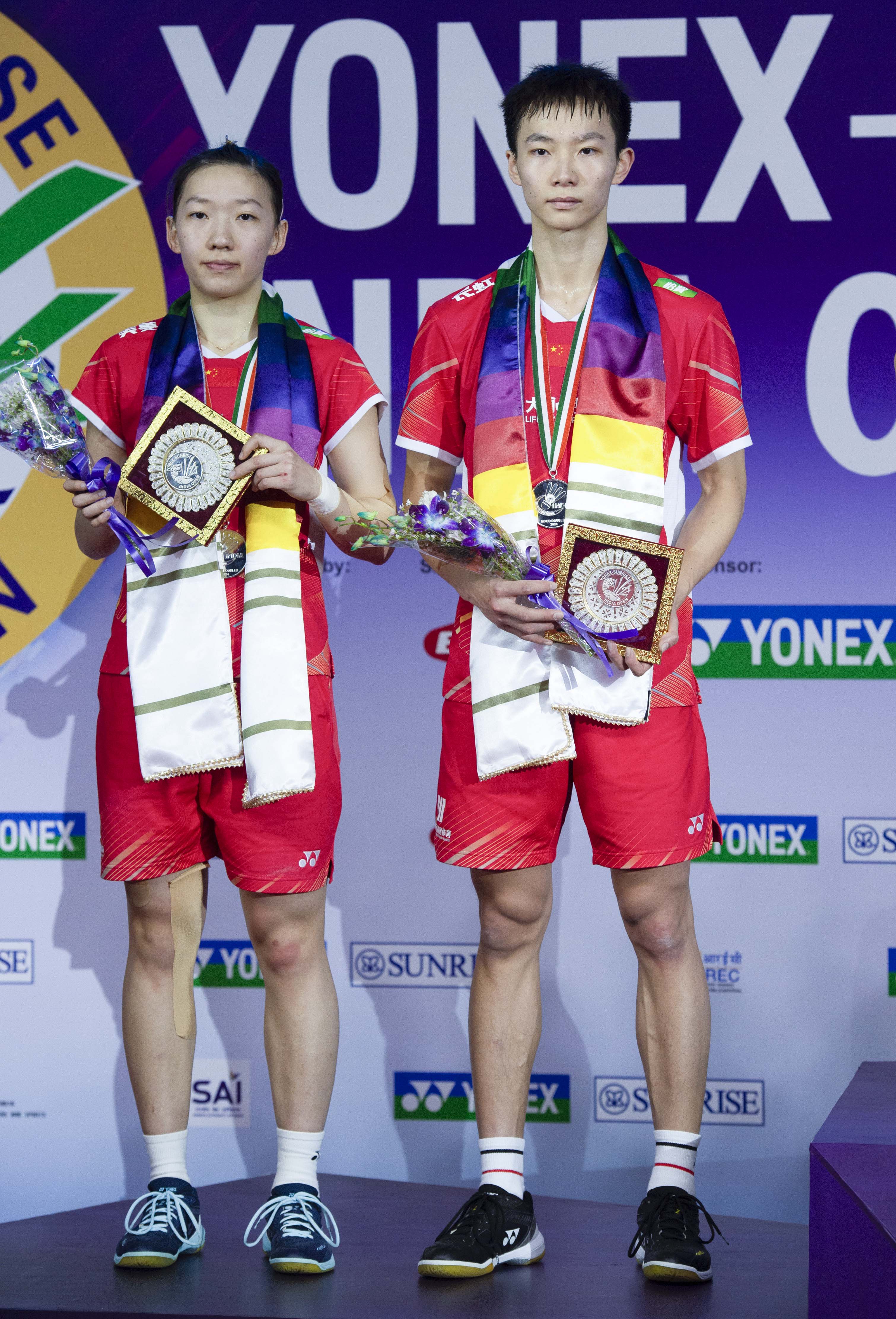 羽毛球——印度公开赛:蒋振邦/魏雅欣获混双亚军