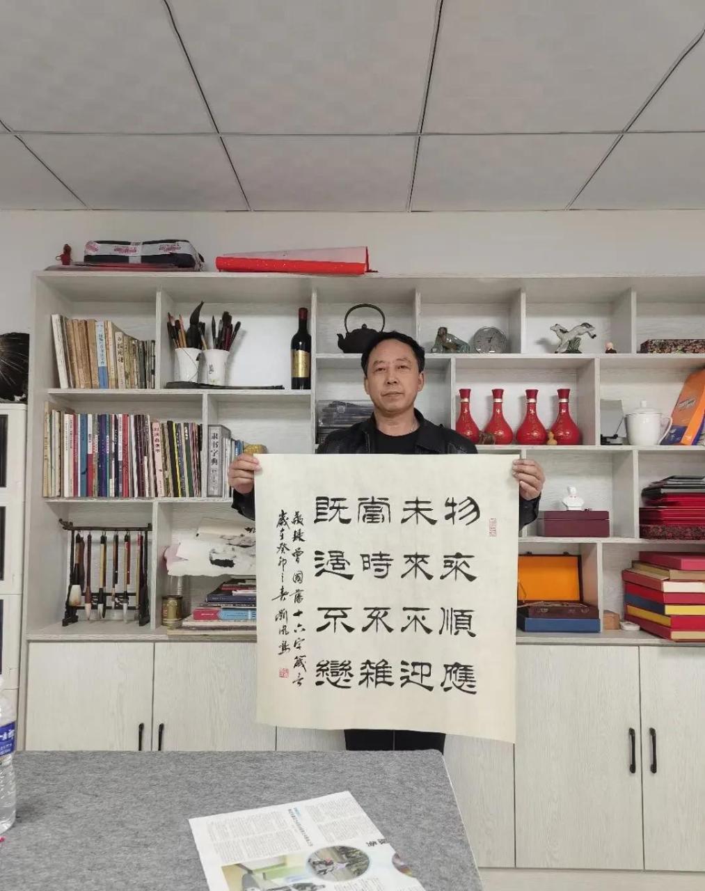 网友戏称"电脑打印体",军旅书法家刘凤鸣老师隶书新作!