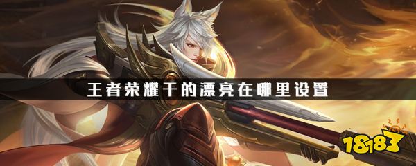 王者荣耀干得漂亮在哪设置 王者荣耀干得漂亮设置方法