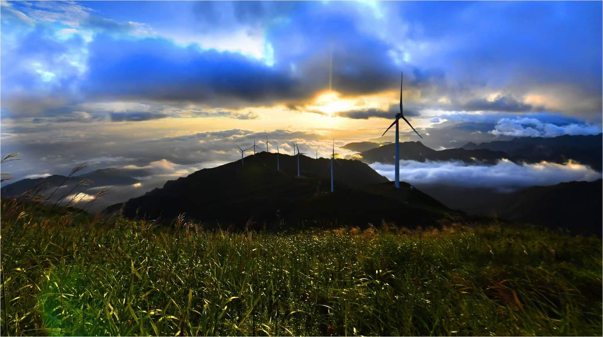 江永天仙草原燕子山日出美景宛如画