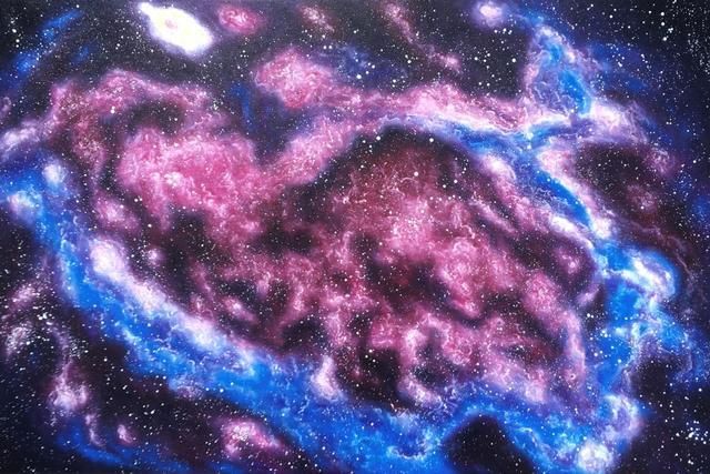 "战法剑客"——画家陈红汗《星空系列》作品鉴赏