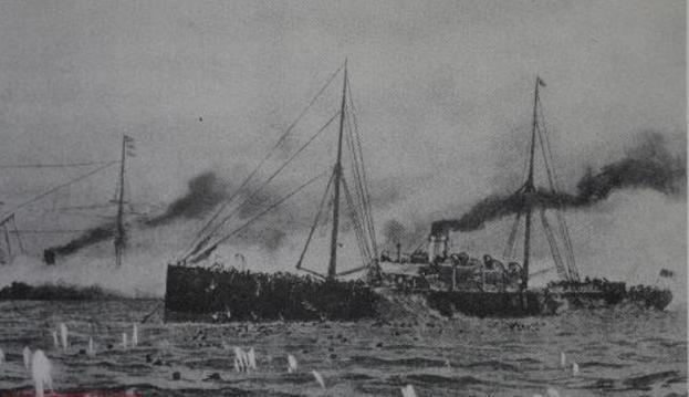 丰岛海战中,济远舰管带方伯谦升白旗的动机是啥?