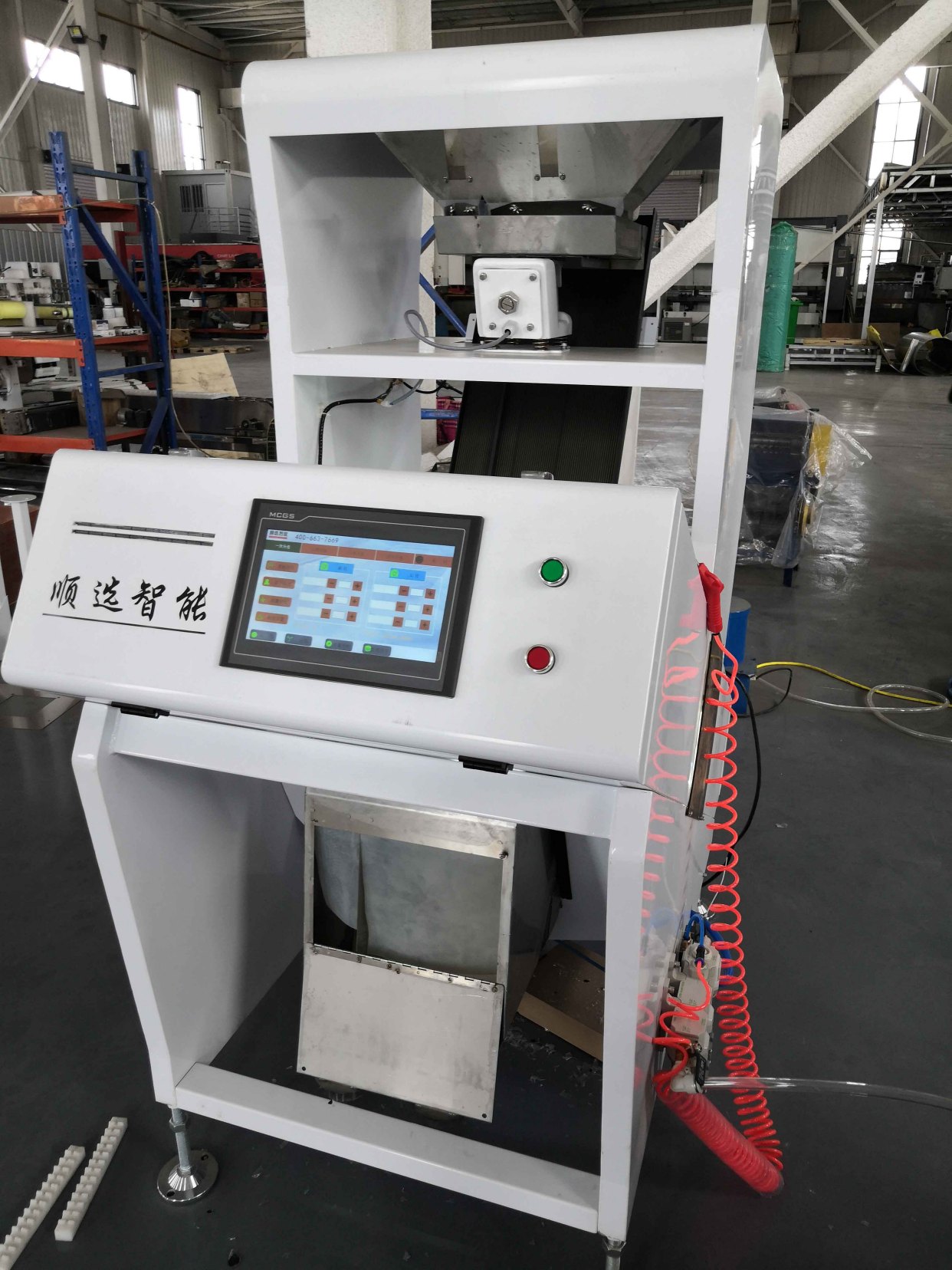 顺选智能茶叶色选机的门道你了解多少