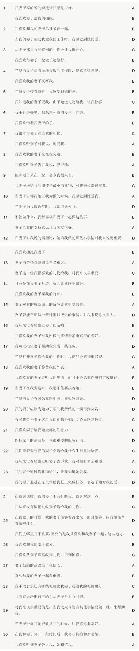 绵中家长学校:爱有五种语言,快来测测你的爱语是哪一种?
