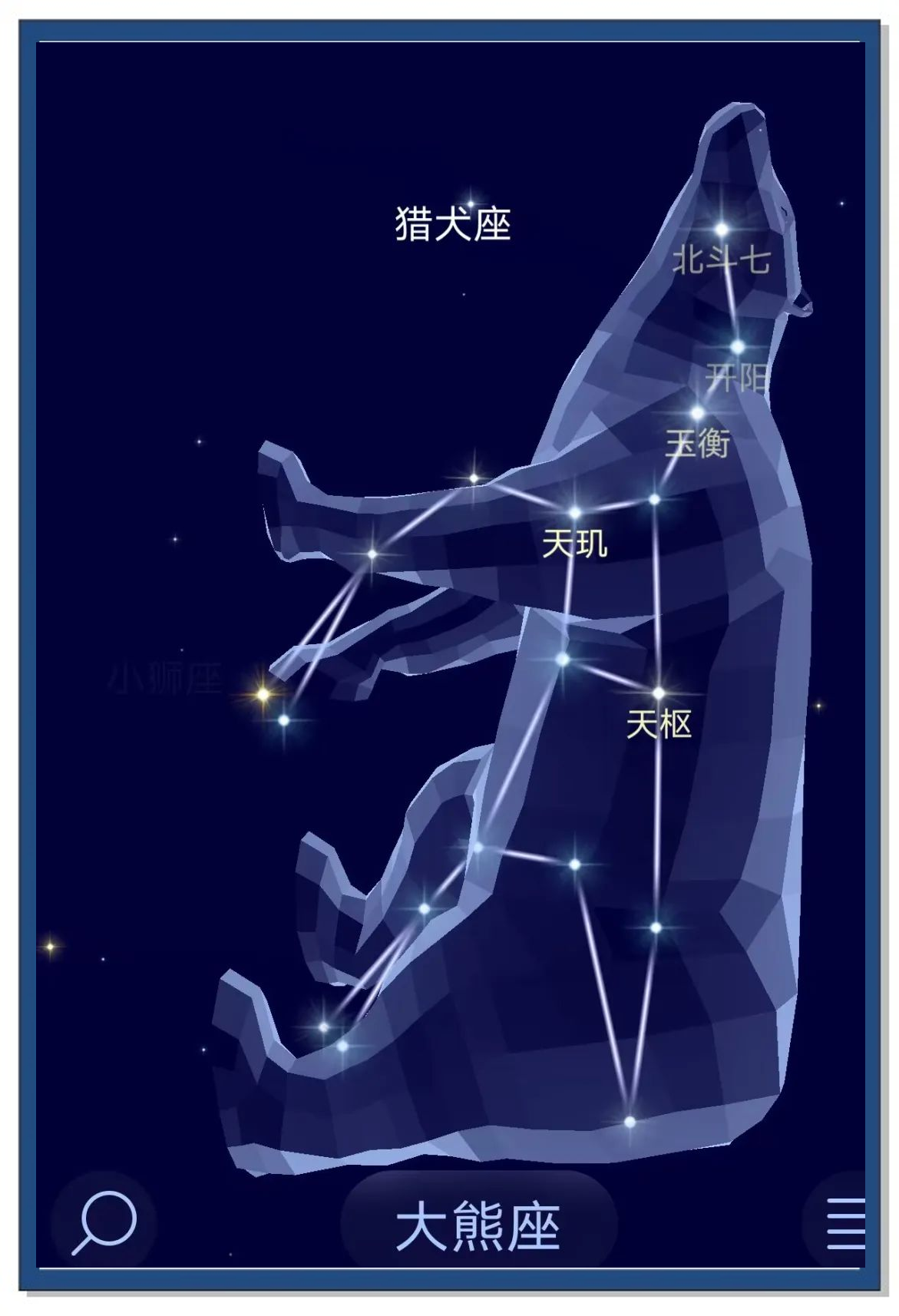 北斗星辰代表什么动物