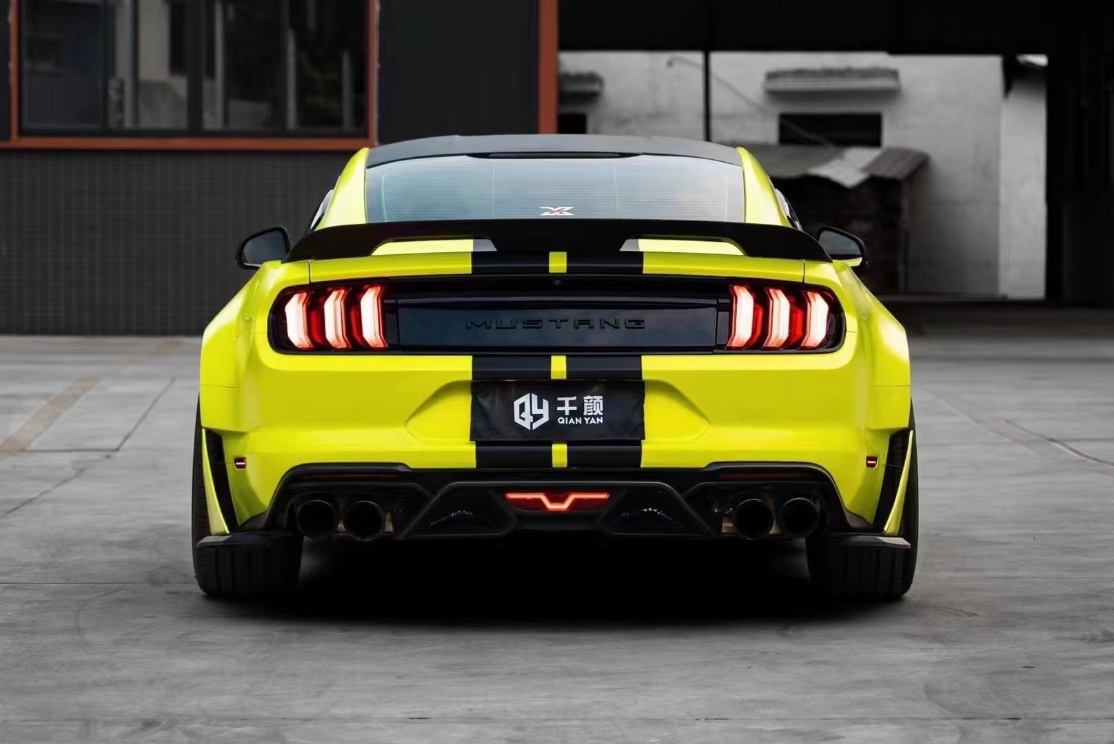 野马ekfilm改色膜荧光黄,由内而外散发着活力的气息