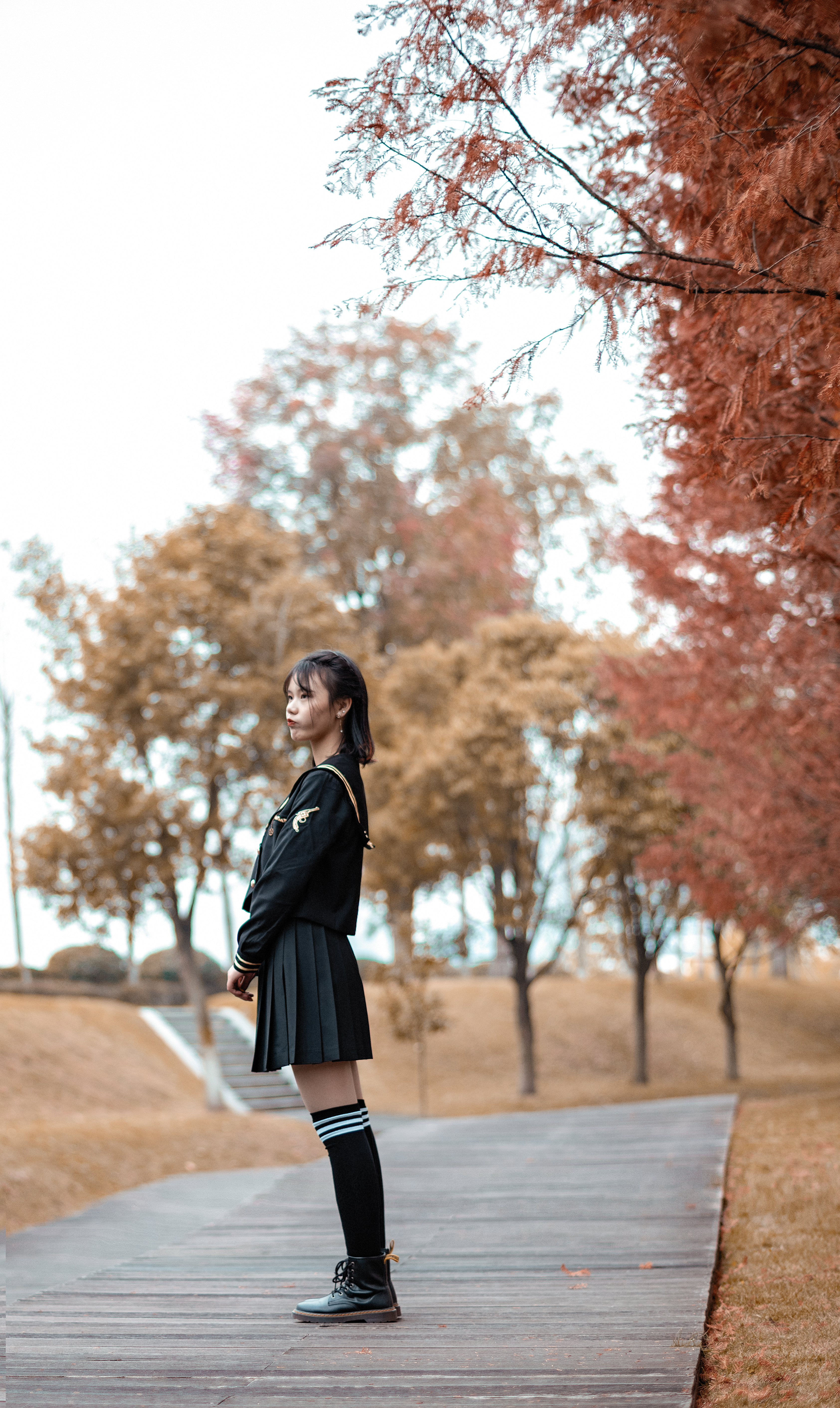 摄影成片分享·冬日jk制服