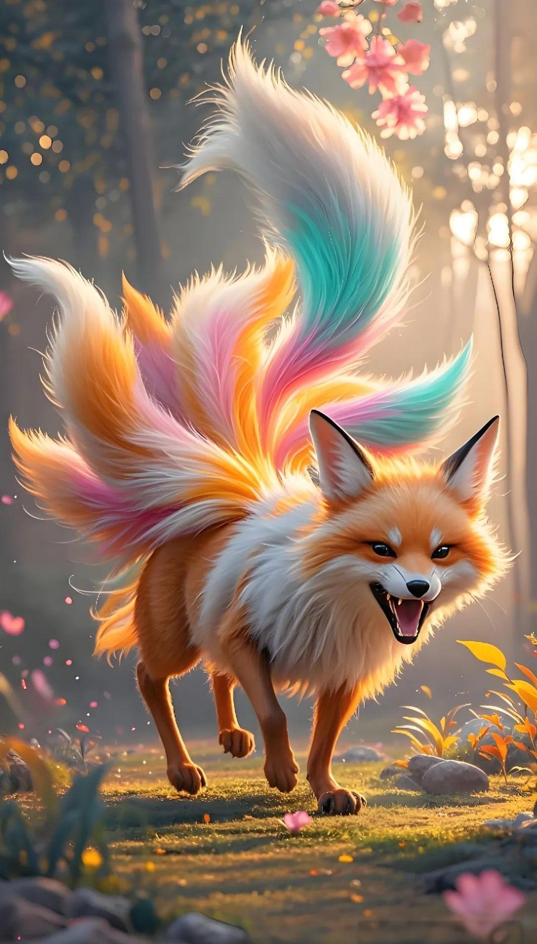 九尾狐壁纸:探索神秘九尾狐的奇幻世界!