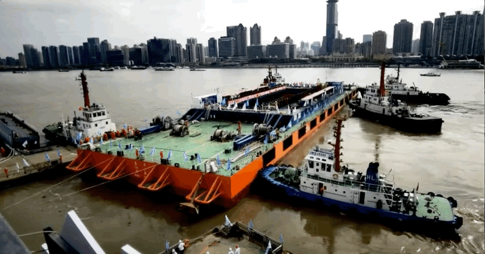 长江口二号古船顺利入坞，杨浦滨江将建成文化新地标-有驾