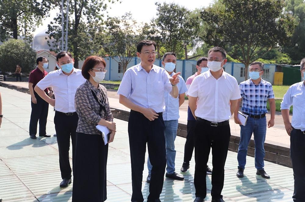 市人大张一新副主任赴河西管委会调研宪法公园建设推进情况