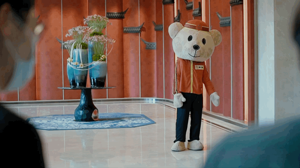 这是园区香格里拉的吉祥物