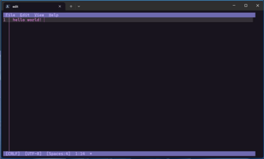 微软Windows 11推送命令行编辑器Edit：未来将成预装软件