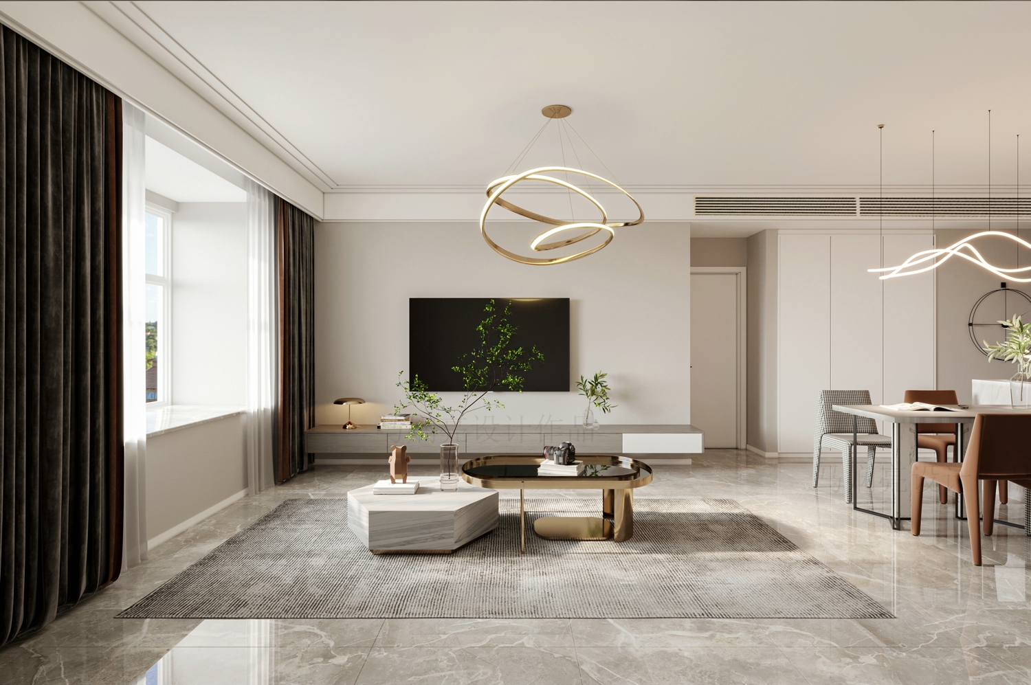 120现代简约风,轻松拉满家居氛围感!