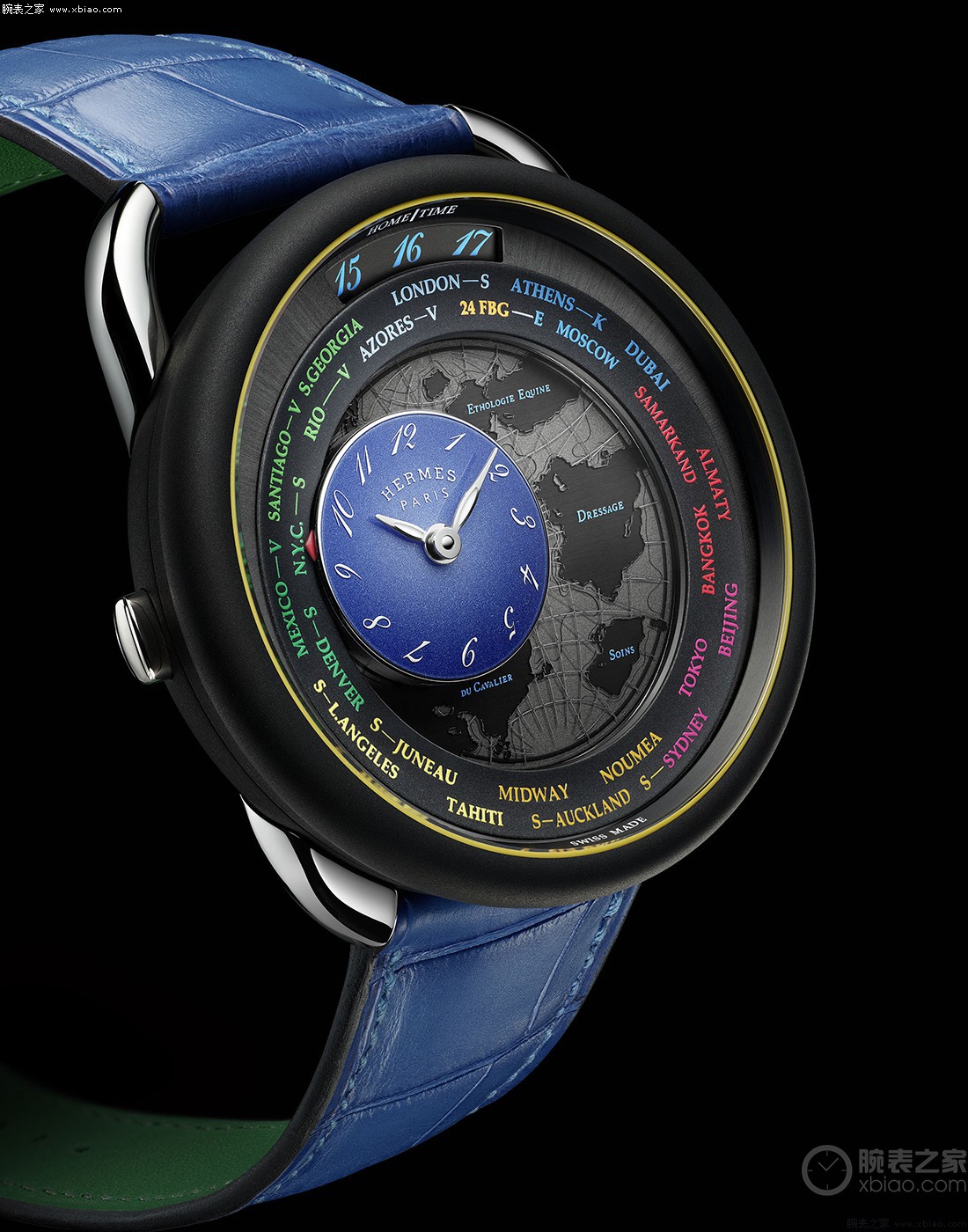 爱马仕arceau le temps voyageur漫游时光only watch特别版腕表