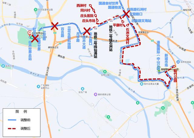 来了佛山地铁2号线最全公交接驳方案