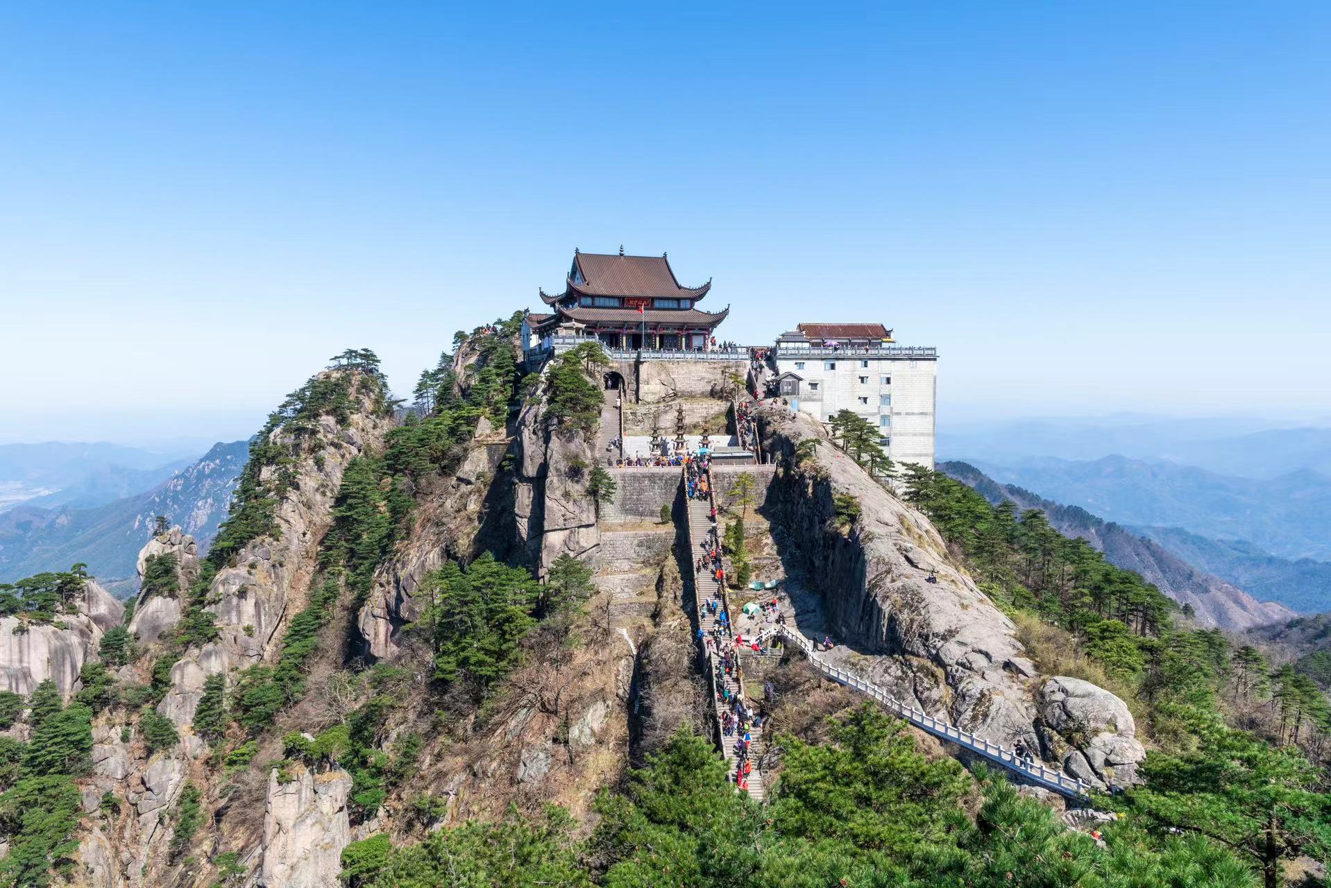 安徽池州九华山风景区图片