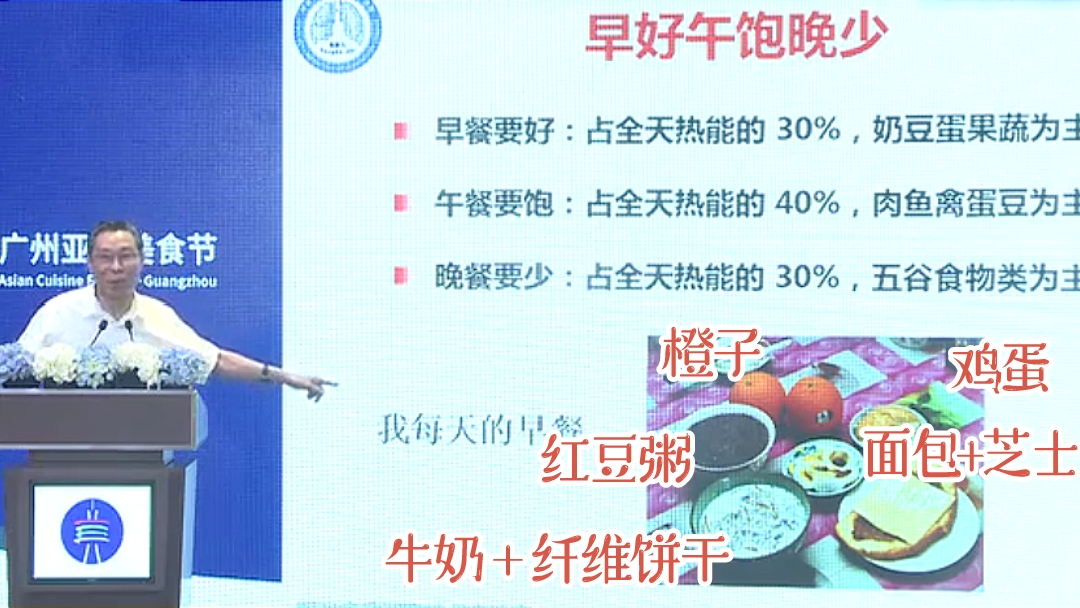 钟南山院士:早餐马虎不得,否则孩子没食欲,爱生病,还长不高