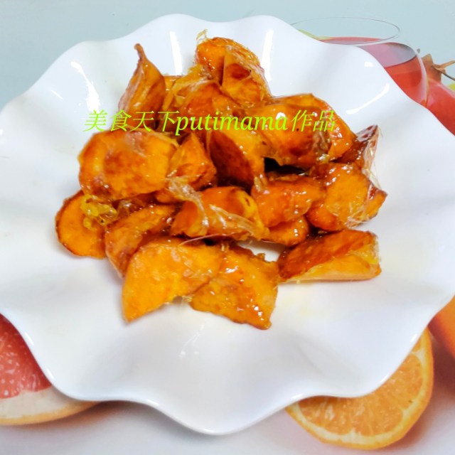 挂浆地瓜,软糯香甜,外焦里嫩