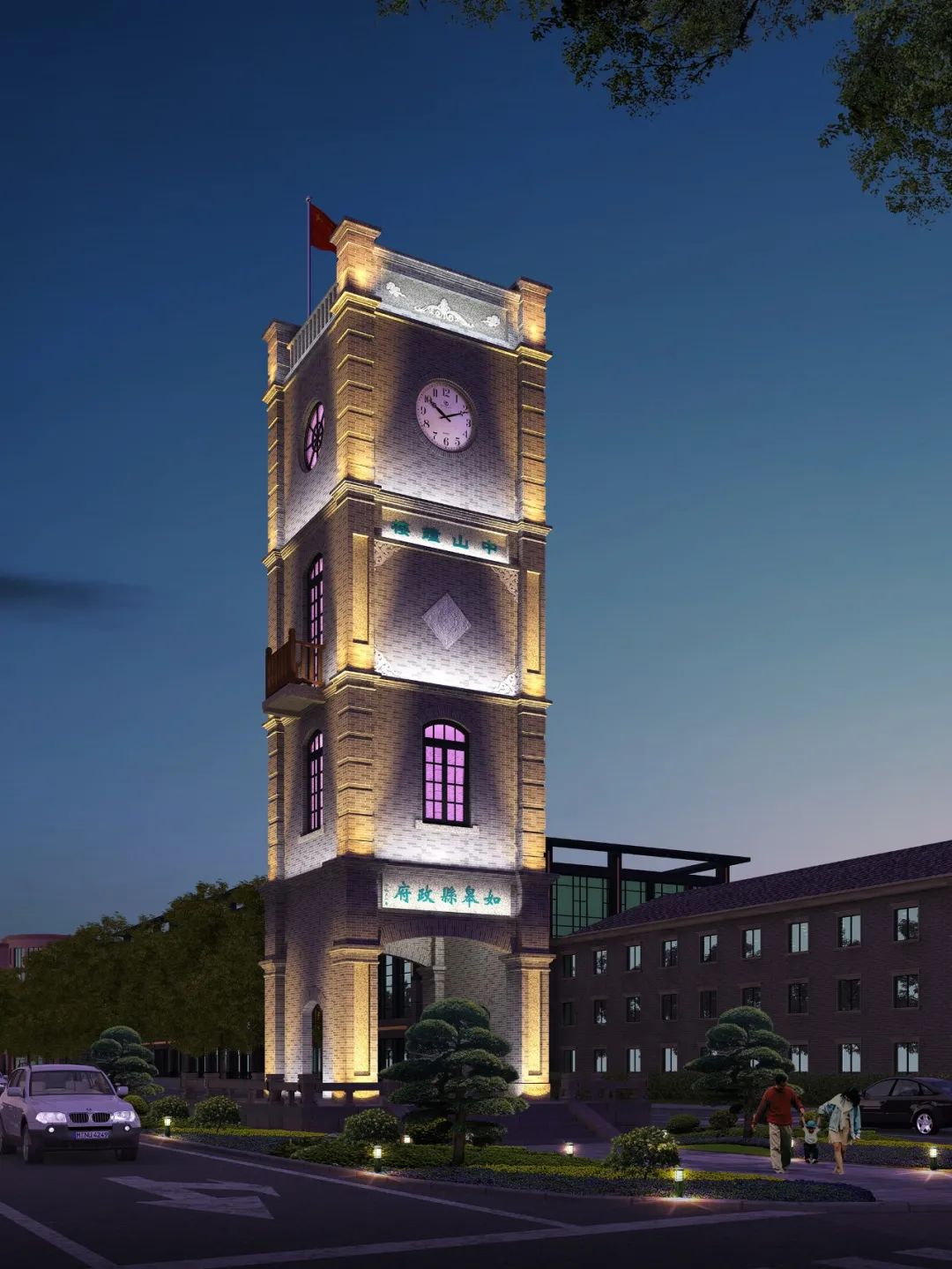 速看!如皋钟楼回归,高清效果图来了