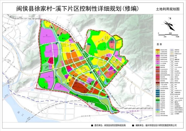 闽侯上街村规划图图片