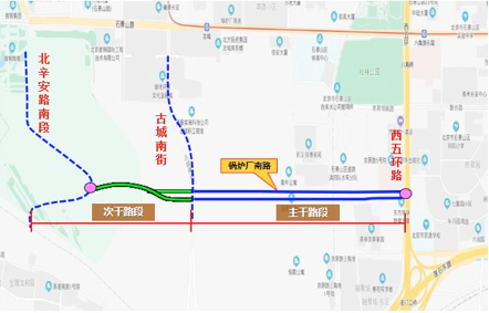 石景山这2条地铁3条道路通车啦