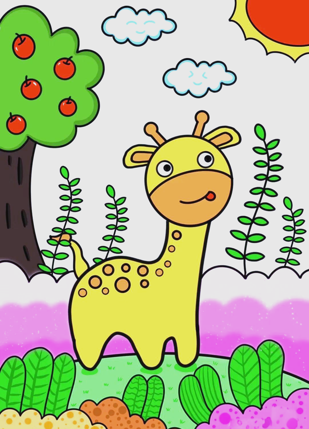 儿童创意简笔画"动物世界"的多样工具与建议